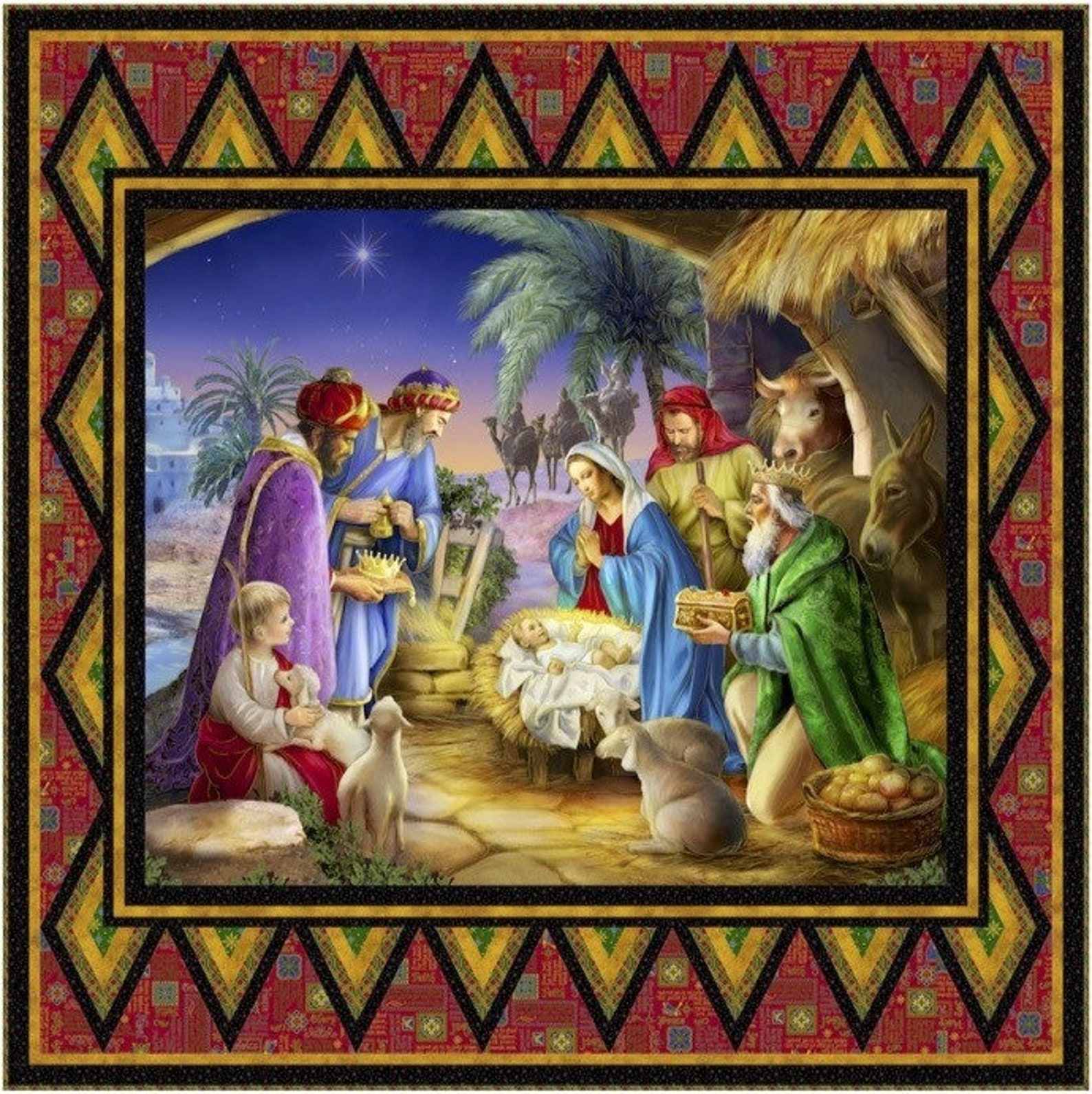 Nativity Diamonds Quilt Kit Etsy