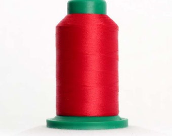 Isacord Thread CARDINAL 1904 for Embroidery, Quilting, Decorative Stitching 1000m mini-king spool