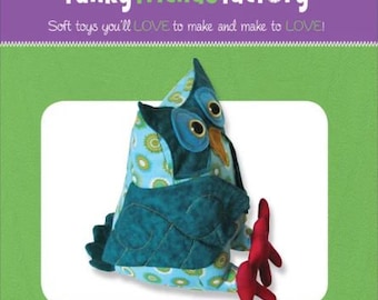 Ollie the LAID BACK OWL pattern by funkyfriendsfactory