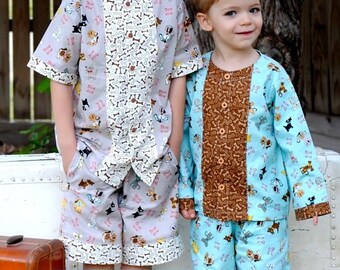 The Pajama Party PJs pattern from Fishsticks