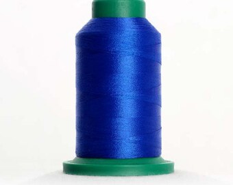 Isacord Thread ELECTRIC BLUE 3510 for Embroidery, Quilting, Decorative Stitching 1000m mini-king spool