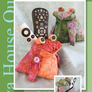 Remote Toad - a soft toy pattern by Java House Quilts
