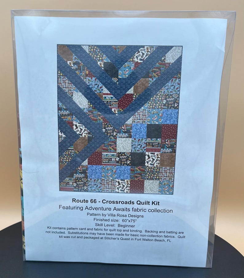 Route 66 - Crossroads Quilt Kit by Villa Rosa Designs - Etsy