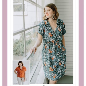 Sydni Shirtdress pattern from Sew to Grow
