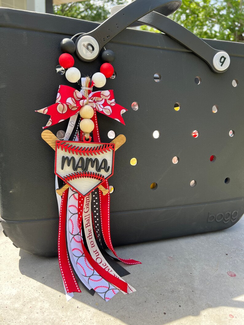Bogg Bag Charm Baseball Mom Charm Softball Mom Baseball Etsy