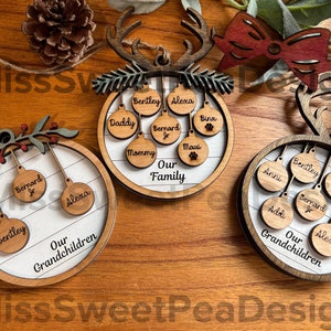 Christmas in July Ornament - Personalized Family Ornament/ Personalized Christmas Ornament/ pet ornament/ Christmas exchange/ 2024