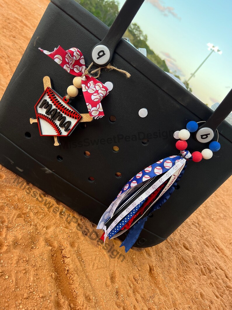 Bogg Bag Charm Baseball Mom Charm Softball Mom Baseball Etsy