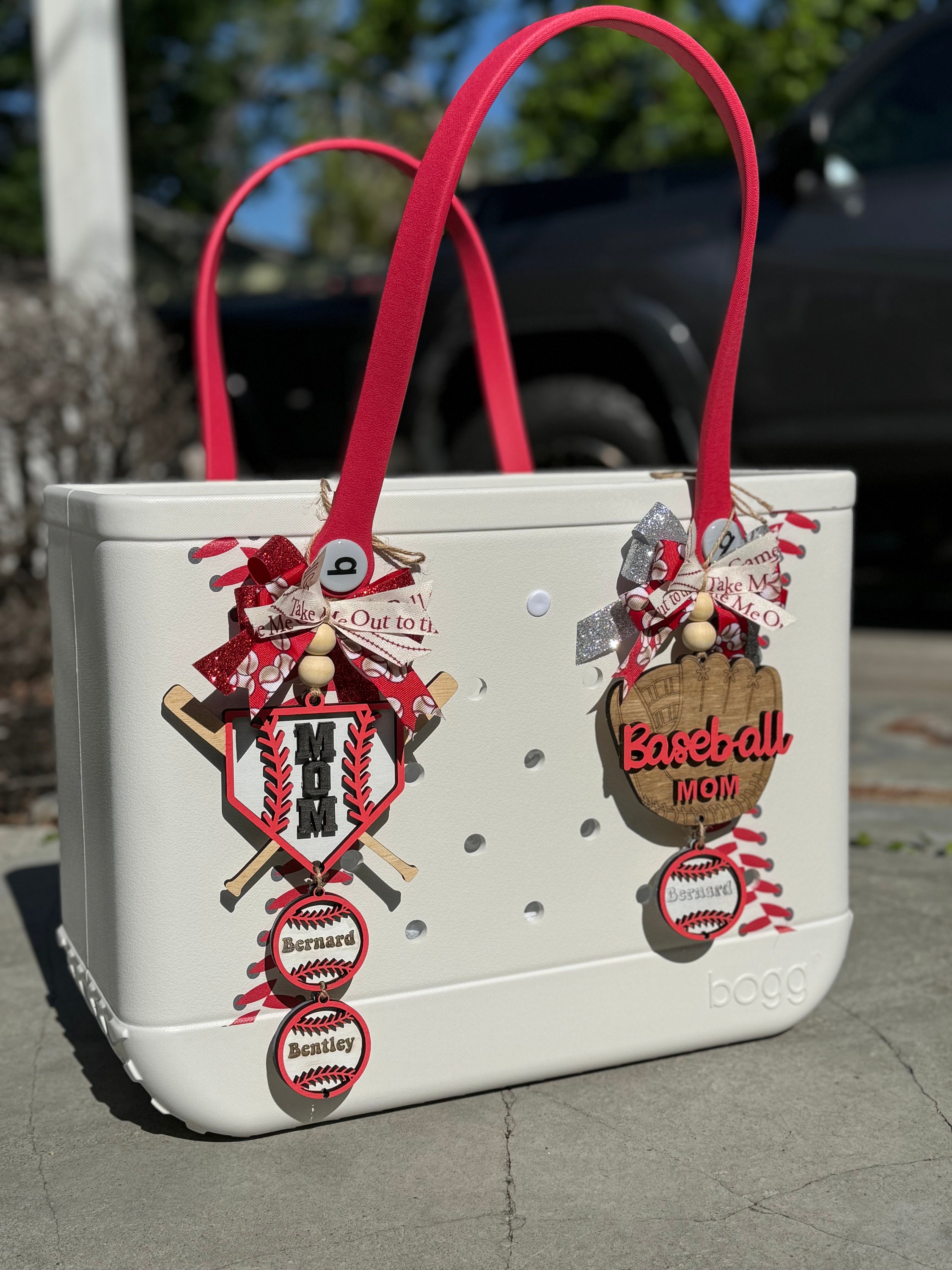 Bogg Bag Large Pink Rhinestone Alphabet Charms For Bogg Bags