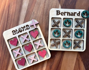 Valentines Tic Tac Toe / Kids Valentines Gift / Valentine's Day Gift / Personalized Gift / Valentines Gift for Kids