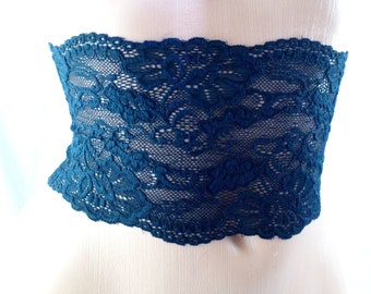 Lace belt Black lace belt Corset belt Wedding belt Waist belt Woman elastic belt Corset lace belt Modern belt Vintage belt Woman waist belt