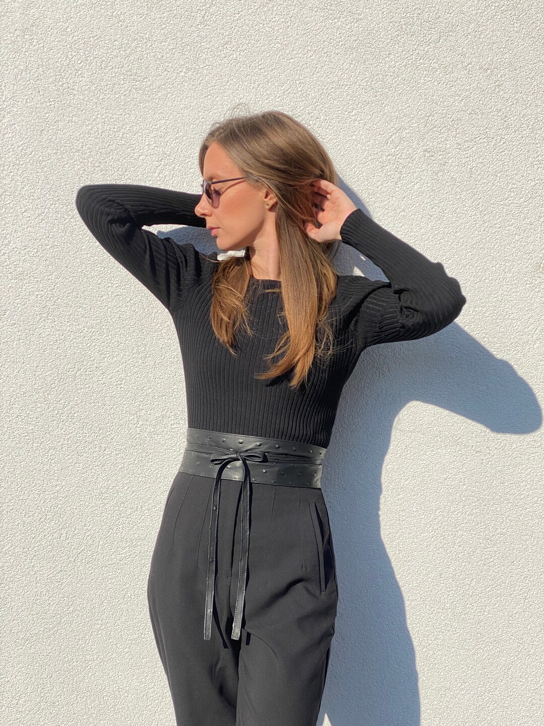 Vegan Luxe Leather Obi Belt