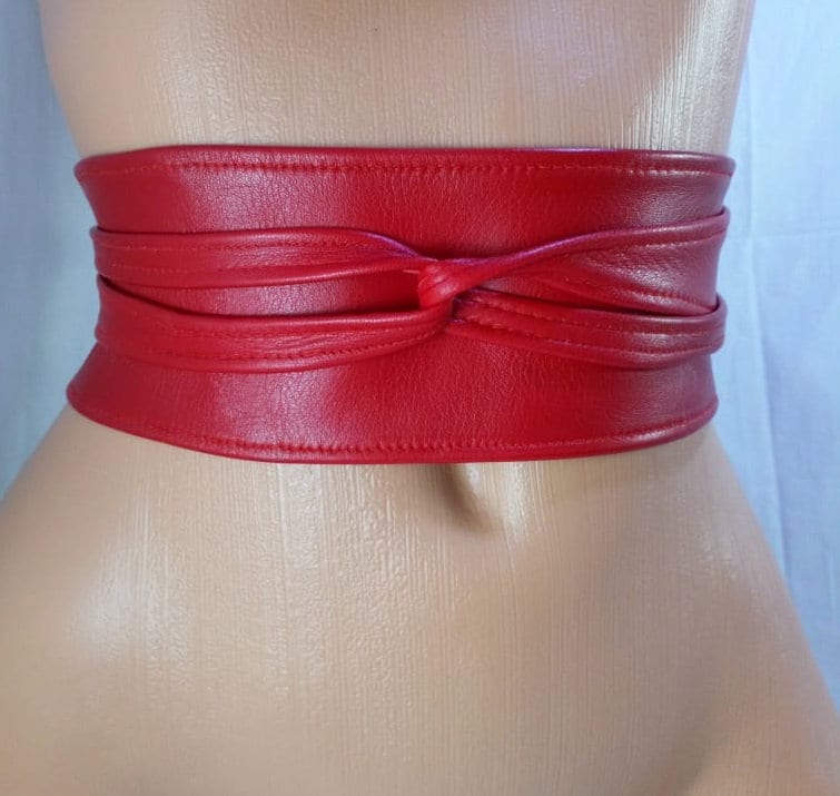 Leather Belt Obi Belt Corset Belt 