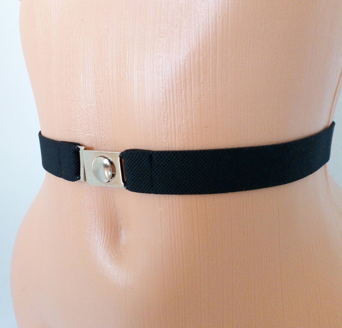 Black Elastic Belt Elastic Waist Belt Woman Waist Belt Cinched Etsy