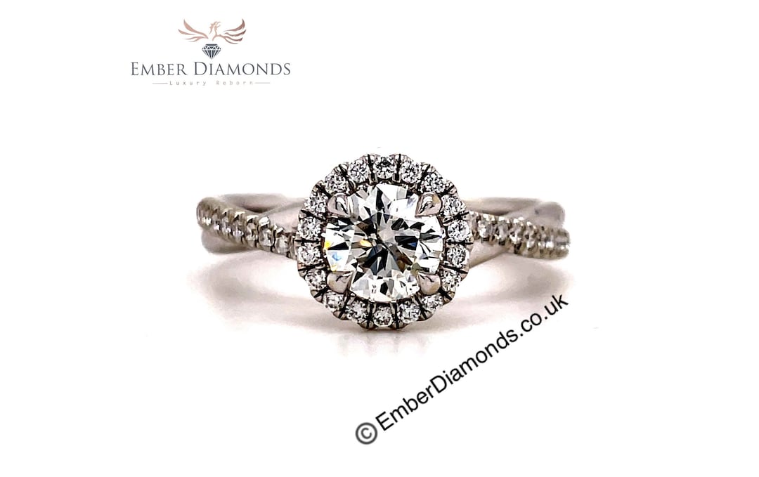 James allen cushion store cut halo