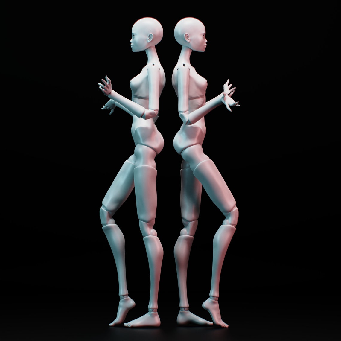 BJD Doll for 3D Printing Adela 40cm