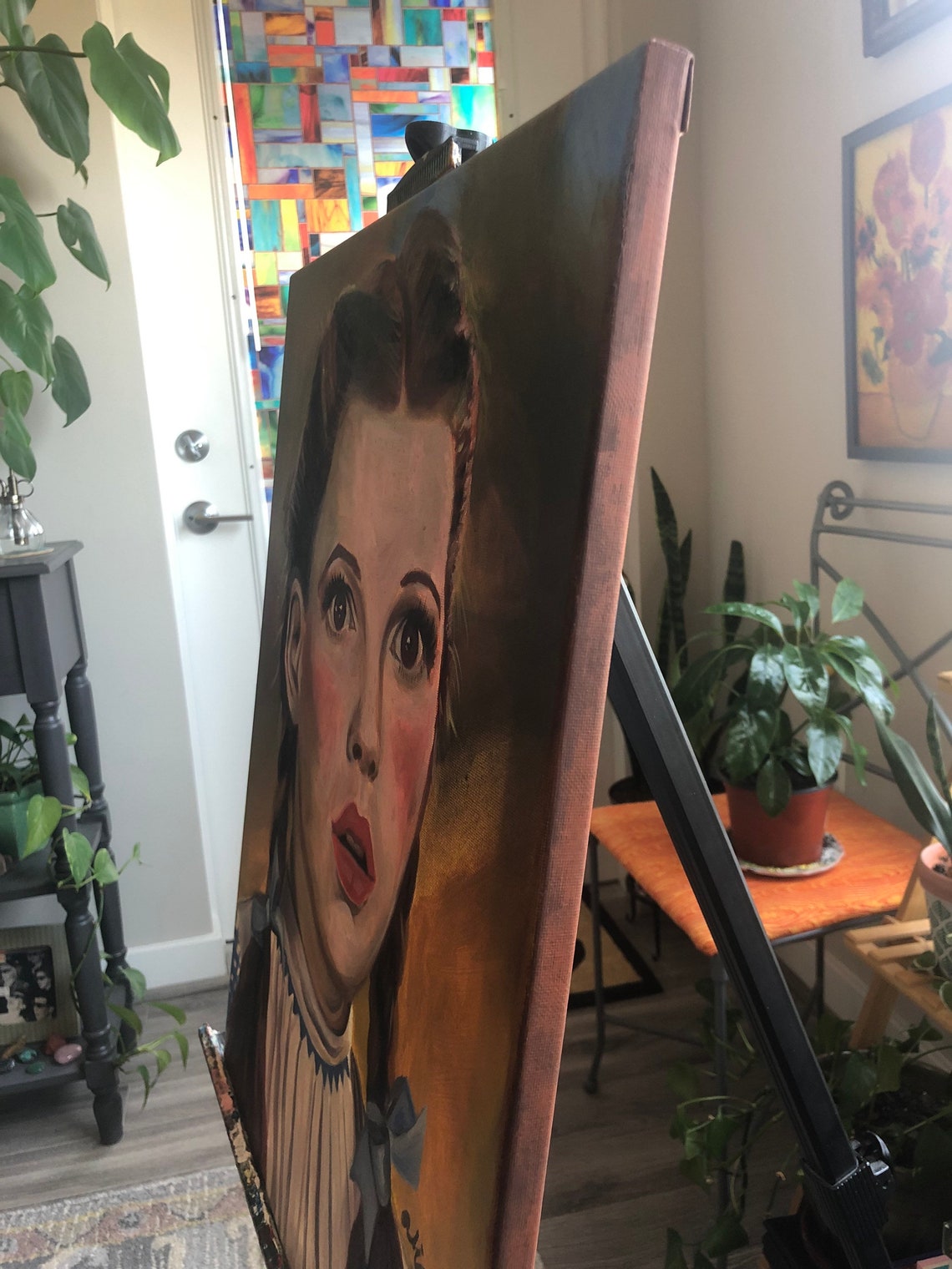 Dorothy “the Wizard of Oz” Portrait 20 X 16” Oil Painting on Canvas - Etsy