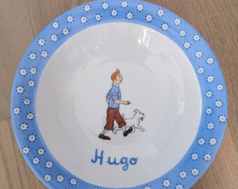 Assiette Prenom Bebe Enfant Etsy