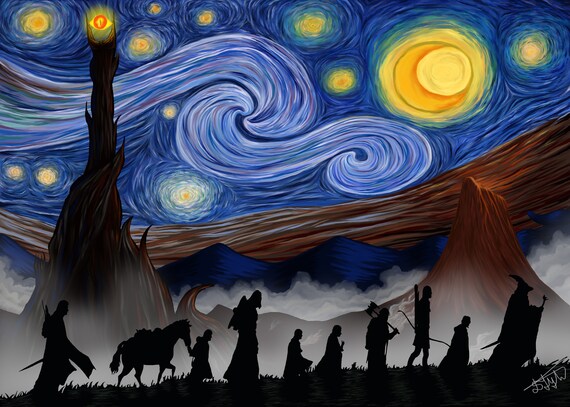 van gogh lord of the rings