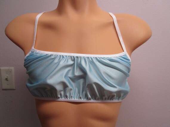 satin sports bra