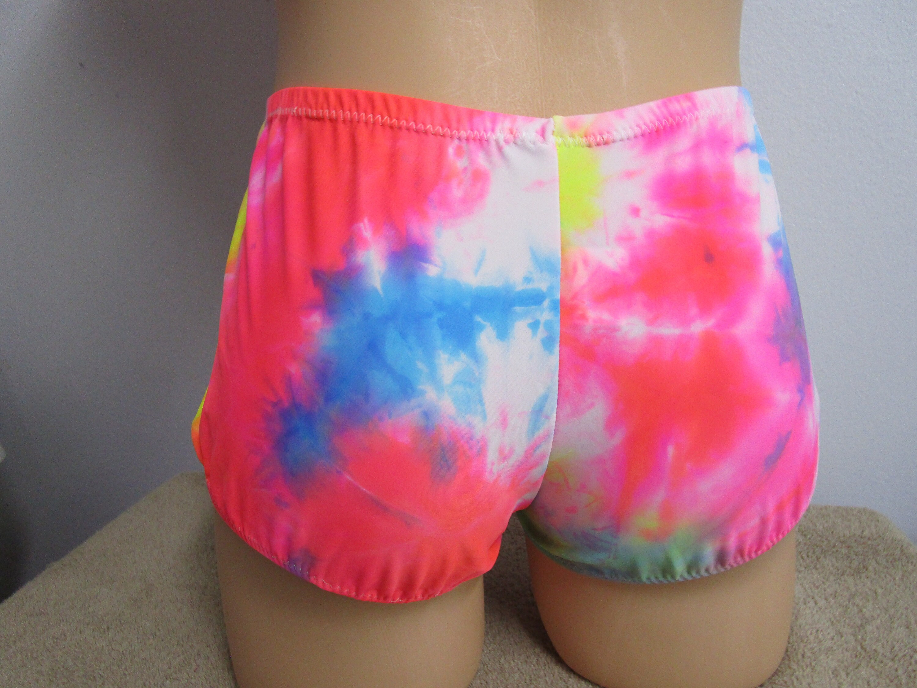 Men's Nylon Spandex Tie Dye Prints Boy Cut Short-Shorts | Etsy