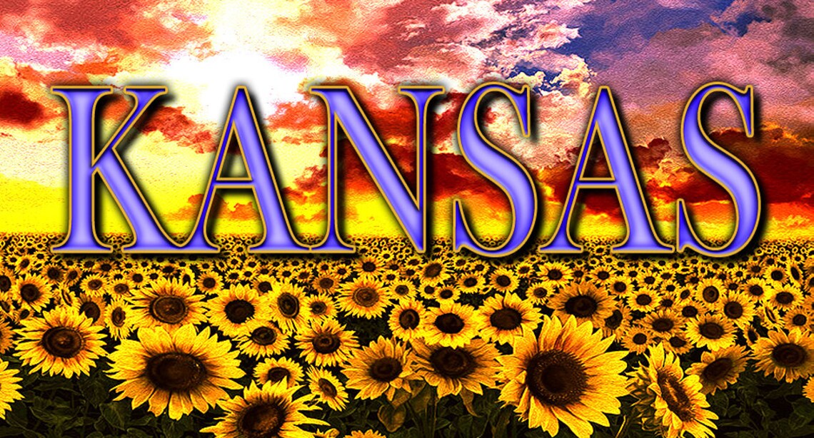 Kansas License Plate / State License Plate / Sunflower State / Car Tag