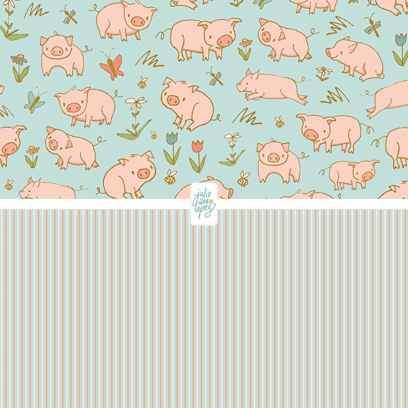 Country Farmhouse Printable Papers Pig Digital Download Paper - Etsy