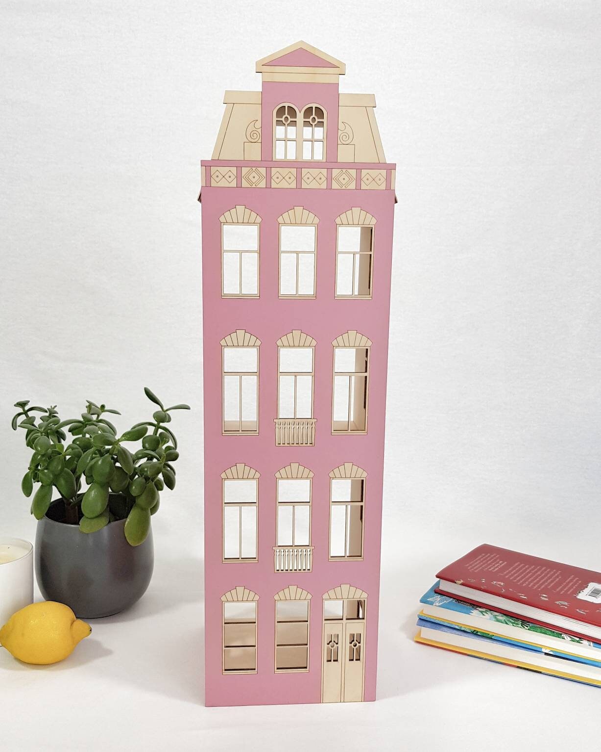 Dollhouse Pastel Handpainted Amsterdam Architecture