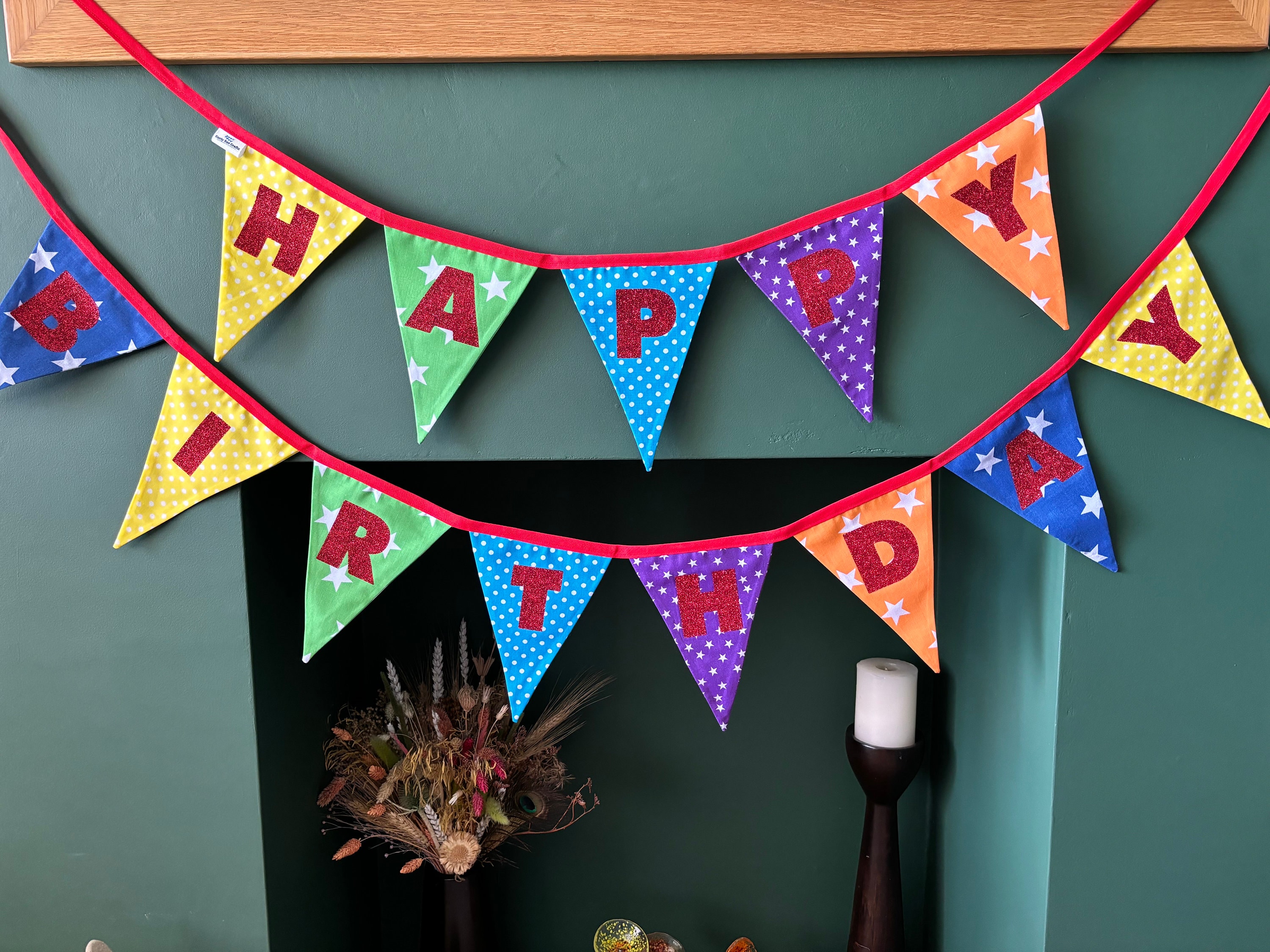 Colorful Happy Birthday Banner With Letters Happy Birthday Bunting Banner For Party Decorations Swallowtail Flag Happy Birthday Sign Happy Birthday Banner For Birthday Colorful - View #7