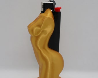 Naked Lady Lighter Case - Black (3D Printed) - Etsy