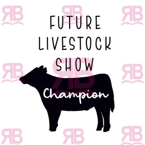 Future Livestock Show Champion Steer SVG