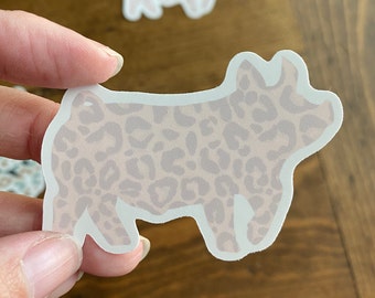 Pig Livestock Show Sticker
