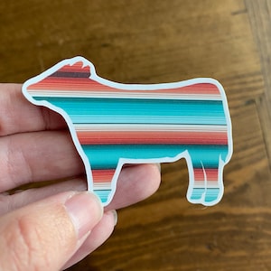 Steer Livestock Show Sticker