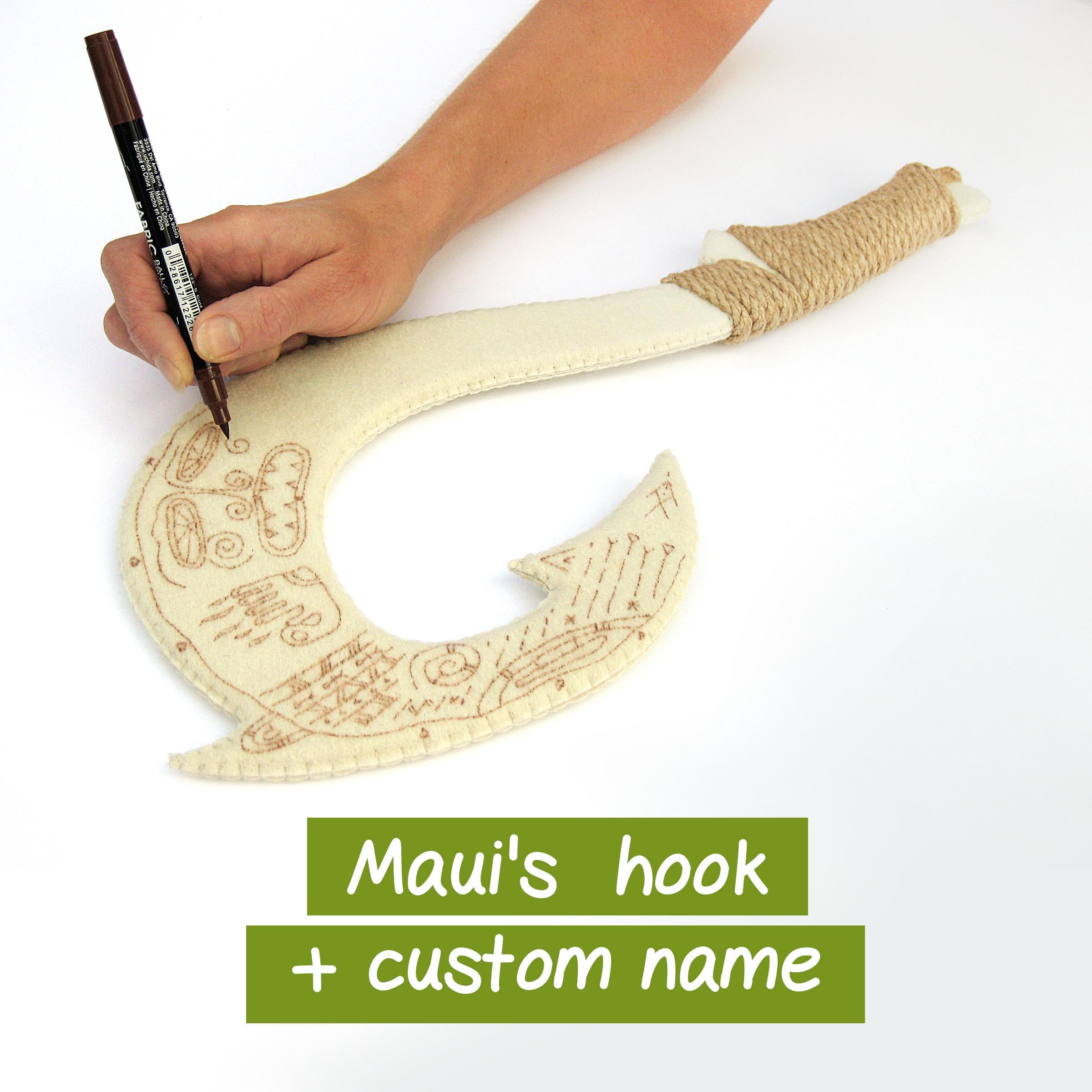 carved fish hook from moana Koa Wood Necklace for Sea Lovers Perfect for ages 3 and up. The Significance of Maui Hook
