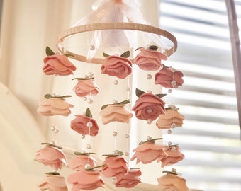 Baby Girl Mobile Etsy