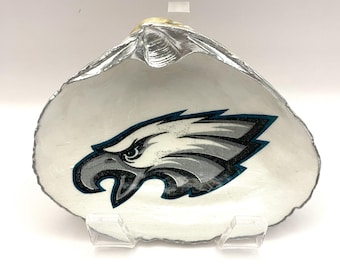 Philadelphia Eagles Decoupage Clam Shell - Super Bowl Champions 2025