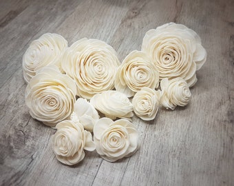 Flores de madera Marie Sola