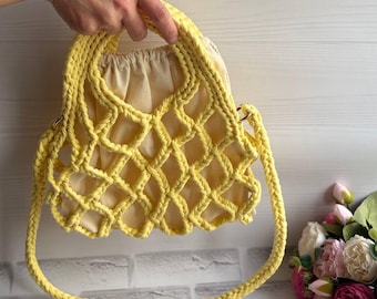 Handmade shoulder bag