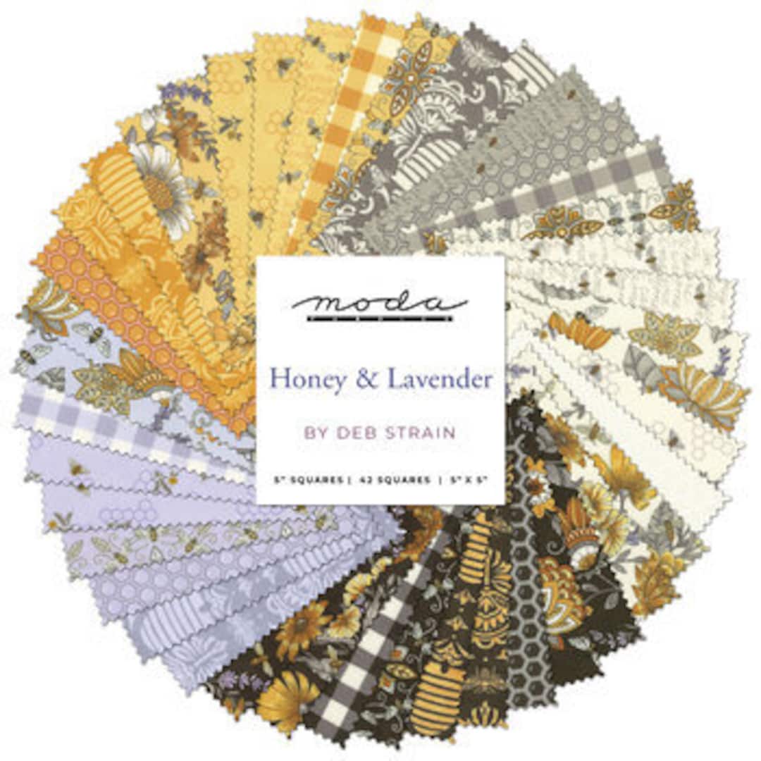 Moda Honey & Lavender 5 Charm Pack by Deb Strain - Etsy
