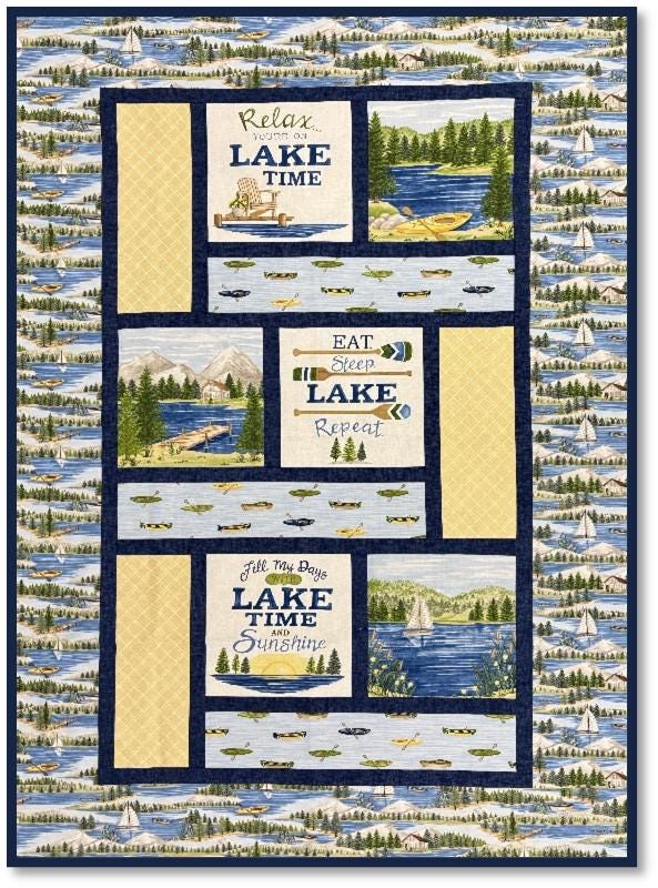 On the Lake Quilt Pattern