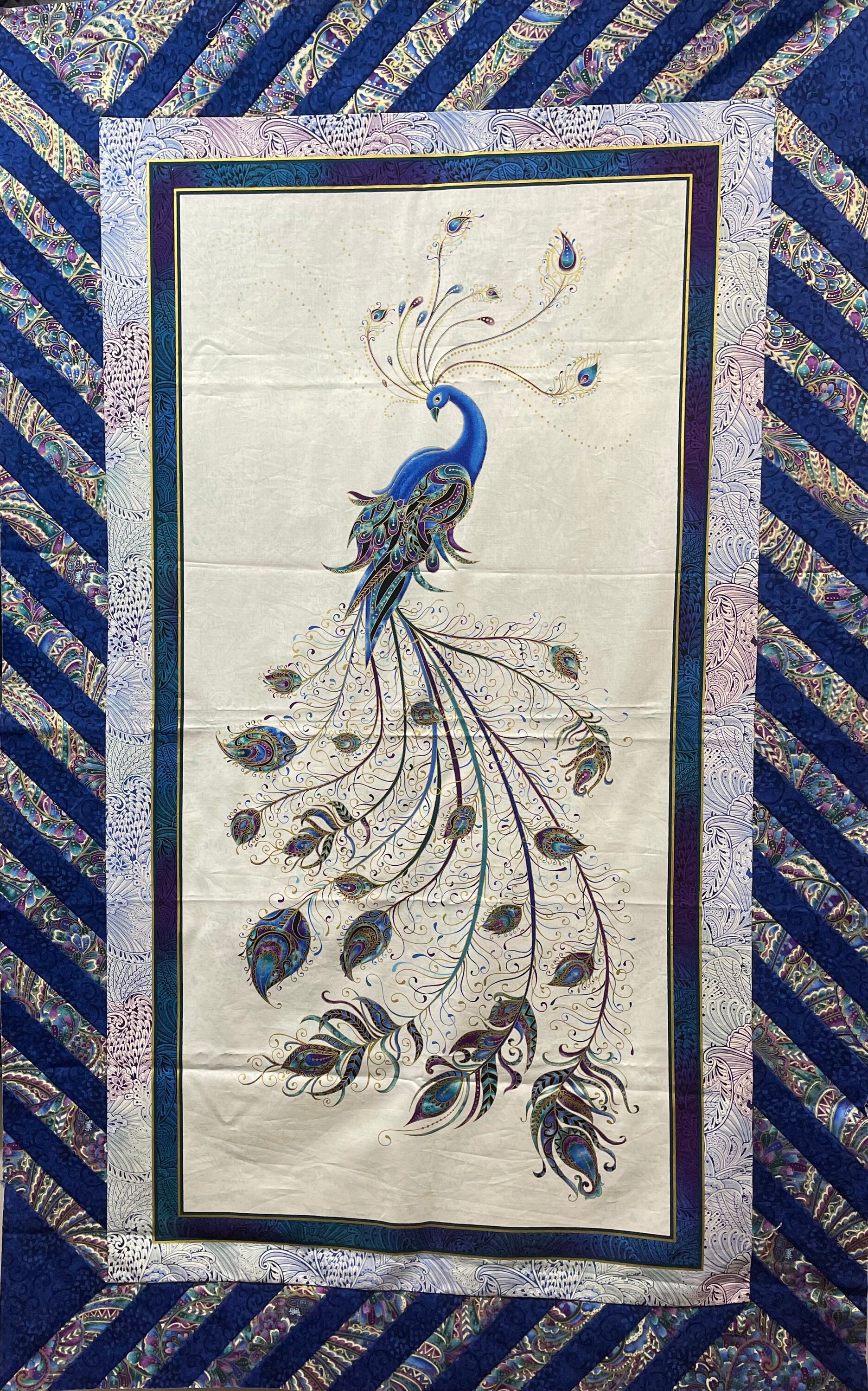 Peacock Quilt Kit Etsy