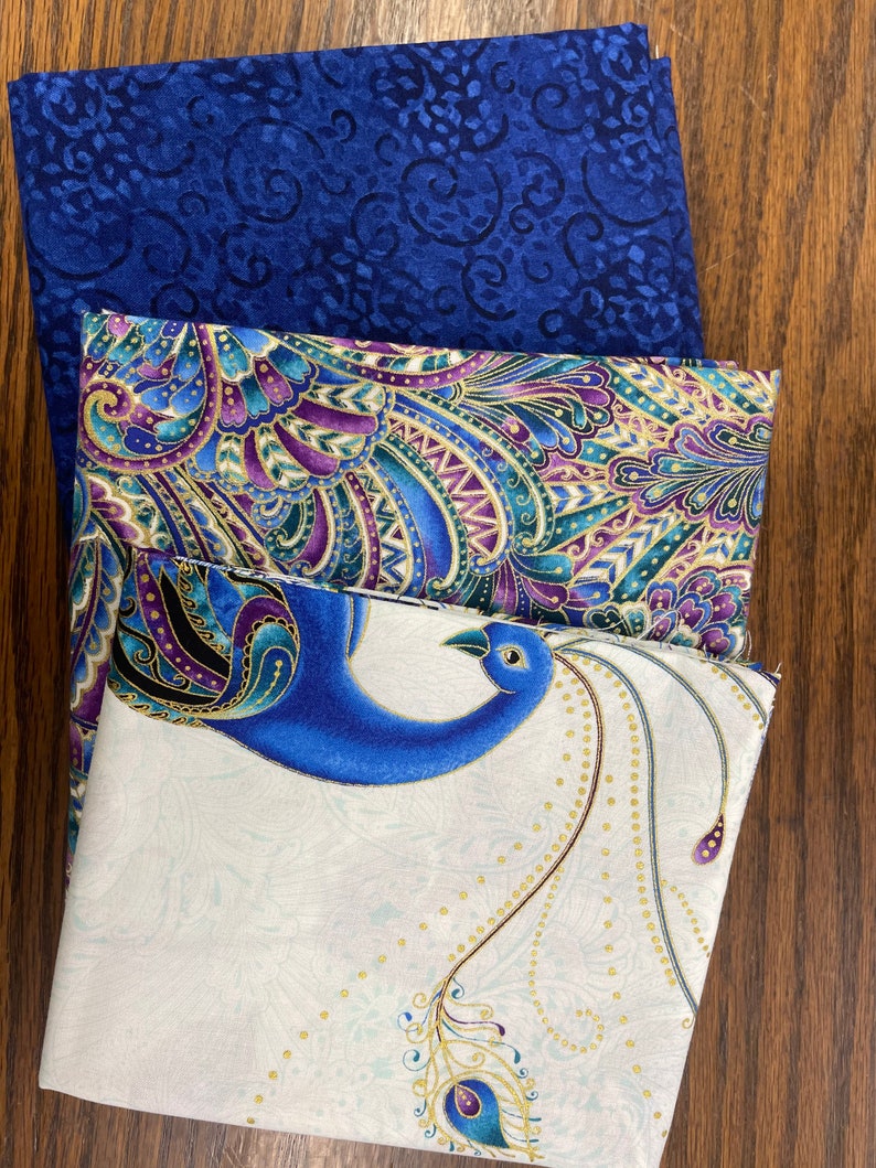 Peacock Quilt Kit Etsy