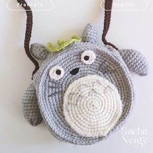 Totoro crochet bag patterns only | no real object