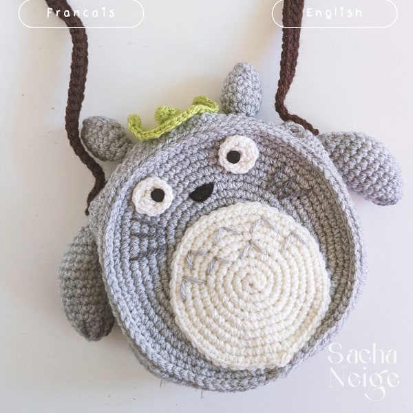 Totoro crochet bag paterne uniquement | pas d'objet réel