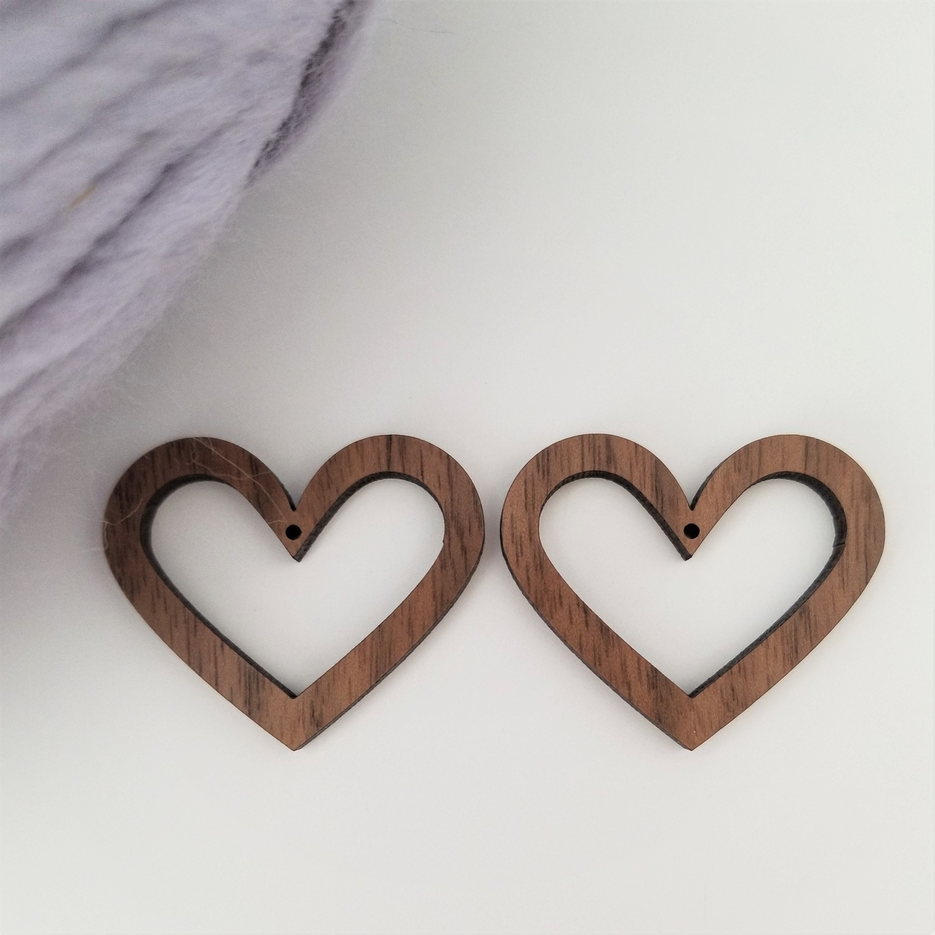 Wood Earring Blanks 200pcs Earrings Blanks Wood Earring Blanks Wood Earring Pendant Blank Earring Blanks, Adult Unisex, Size: 20x20x4cm, Grey Type