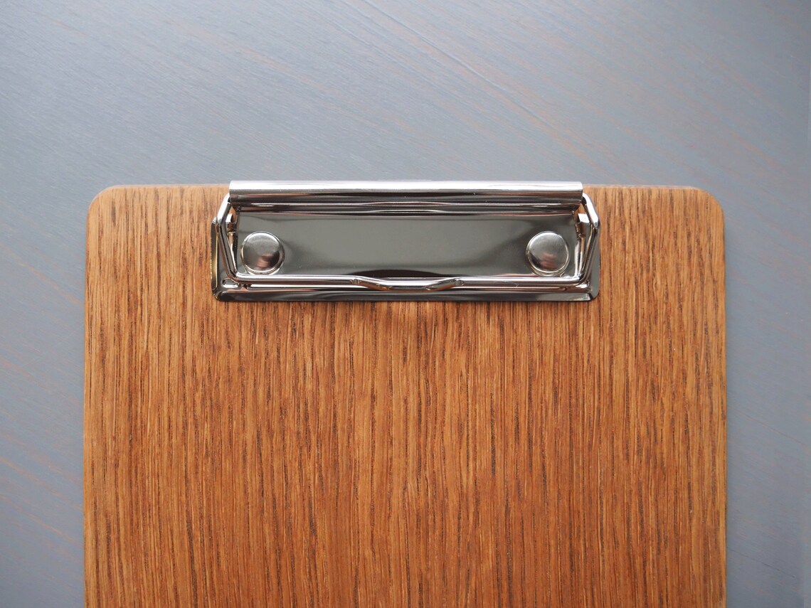 Laser Engraved Menu Clipboard Mini Wooden Clipboards Menu Etsy