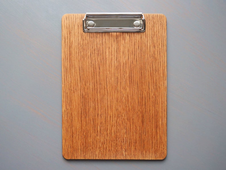 Laser Engraved Menu Clipboard Mini Wooden Clipboards Menu Etsy