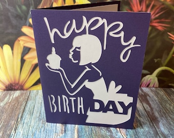 Lady Birthday Card