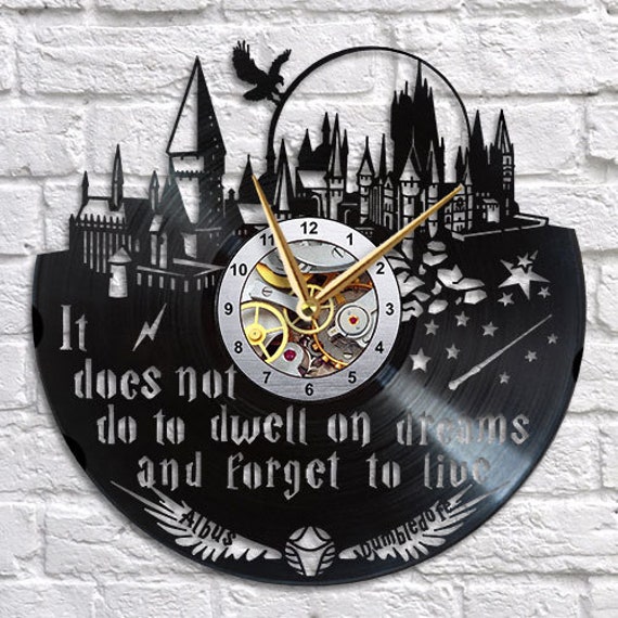 harry potter clock harry potter decor harry potter wall clock Etsy