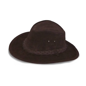 Australian style cowhide leather hat