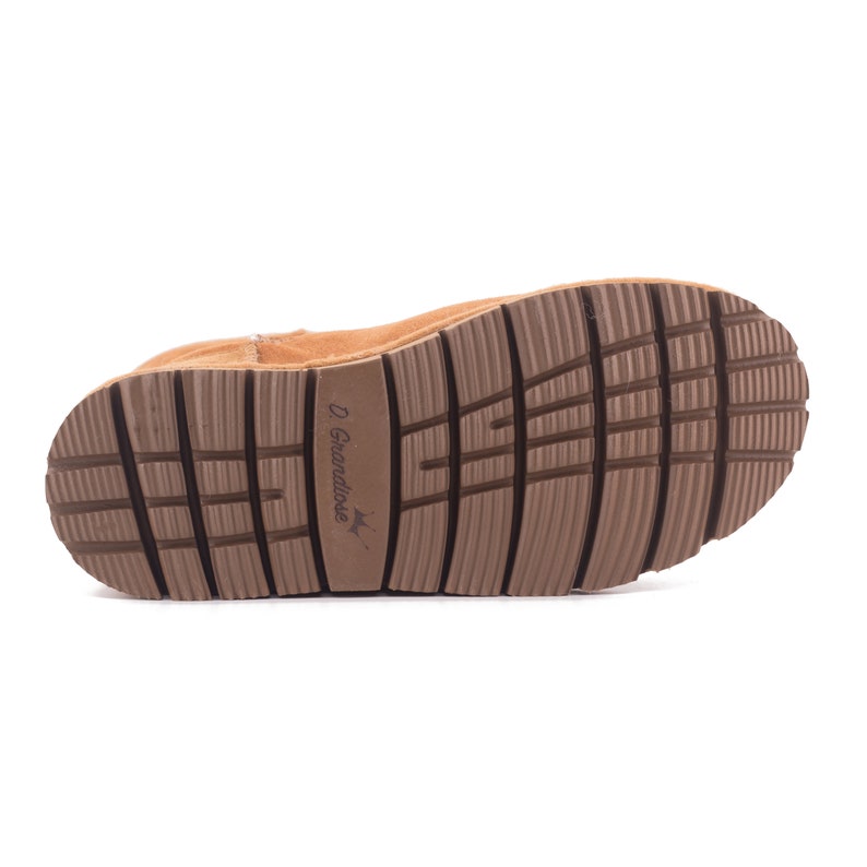 Boots camel en mouton - Dgrandiose